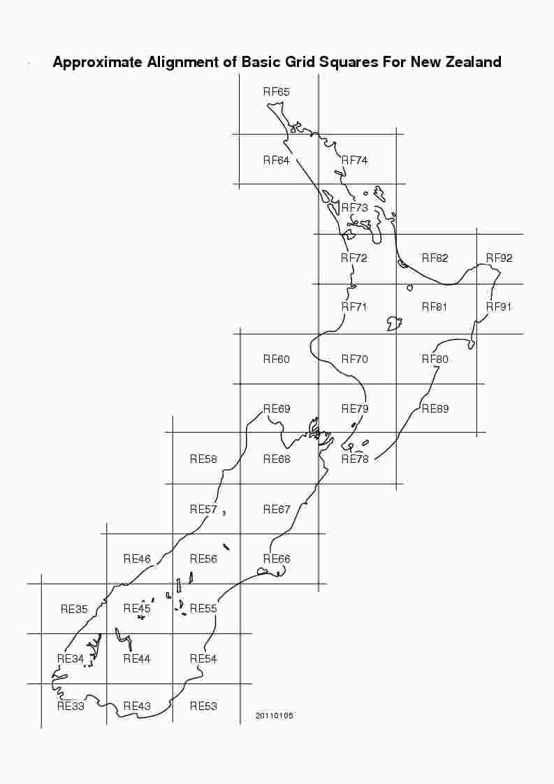 図ニュージーランドグリッド