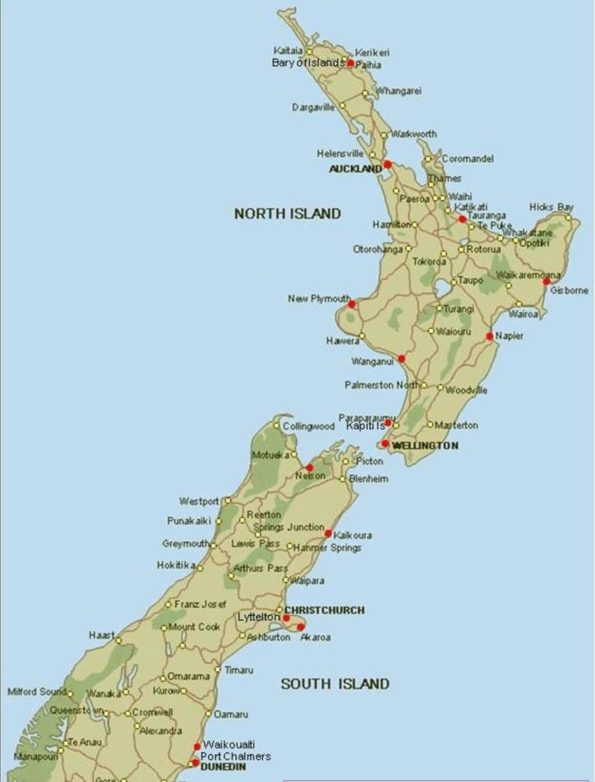 図ニュージーランドポート
