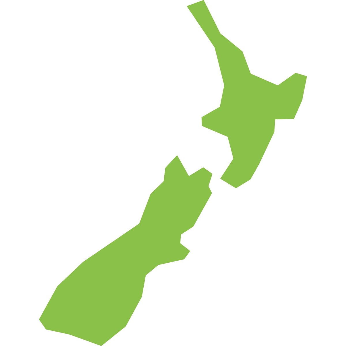 地図ニュージーランドのpng