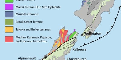 図ニュージーランドの自然資源