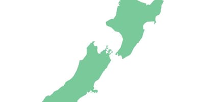 ニュージーランド地図のベクターの概要