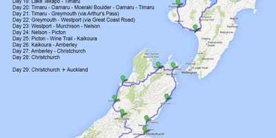 図ニュージーランド旅行プランナー 